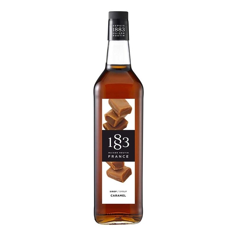 1883 Syrup Caramel 1L Glass Bottle