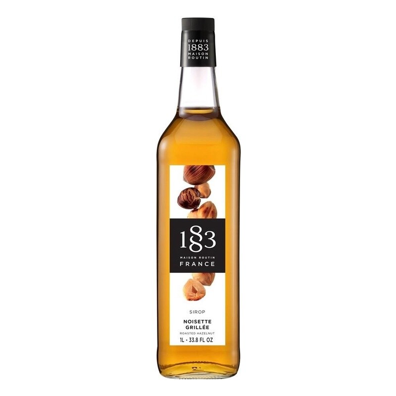 1883 Syrup Hazelnut 1L Glass Bottle