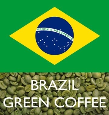 Green Beans - Brazil Mogiana Natural 17/18 (Natural) 1 lb