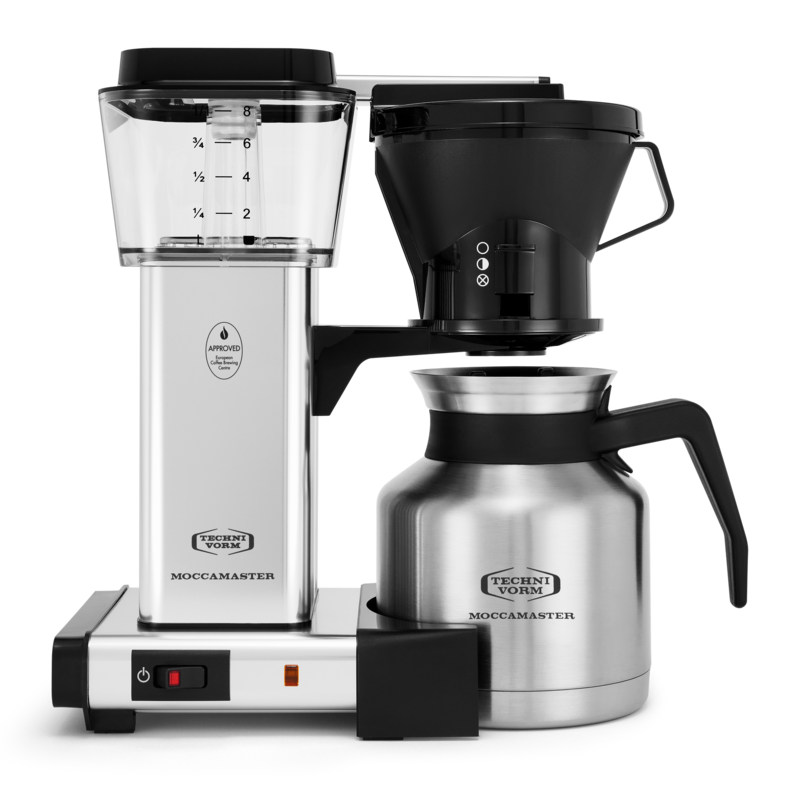 Technivorm Moccamaster KBTS 8 Cup Coffee Maker Polished Silver