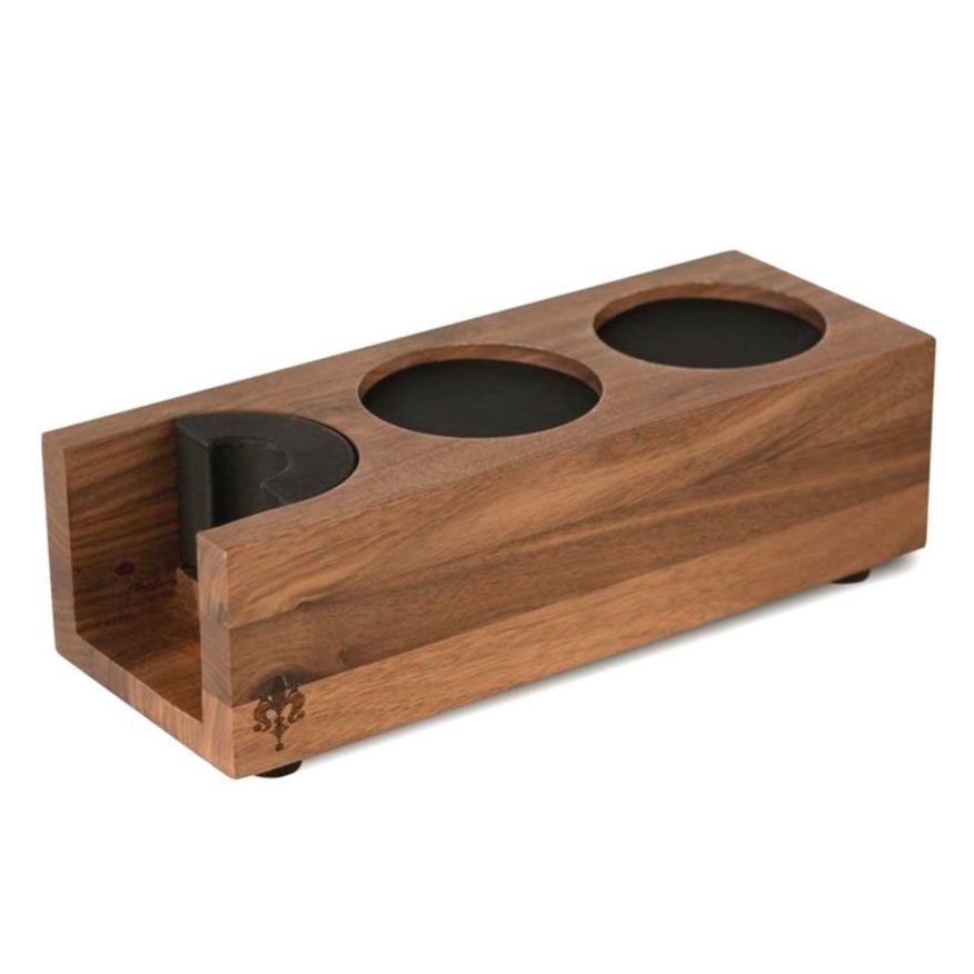 Eureka Tamping Station Double Walnut