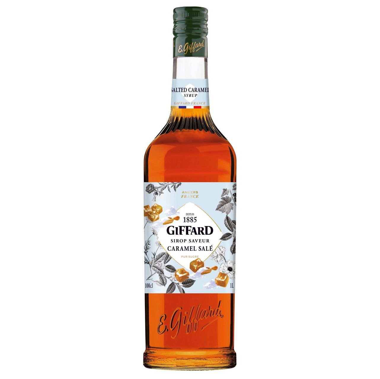 Giffard Syrup Salted Caramel 1L Glass Bottle