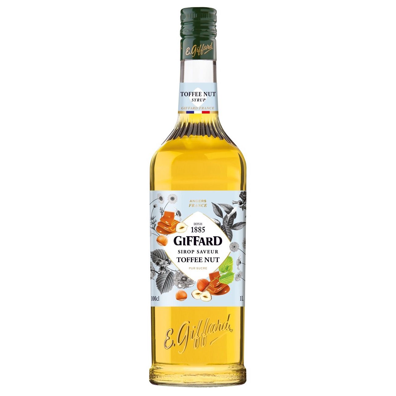 Giffard Syrup Toffee Nut 1L Glass Bottle