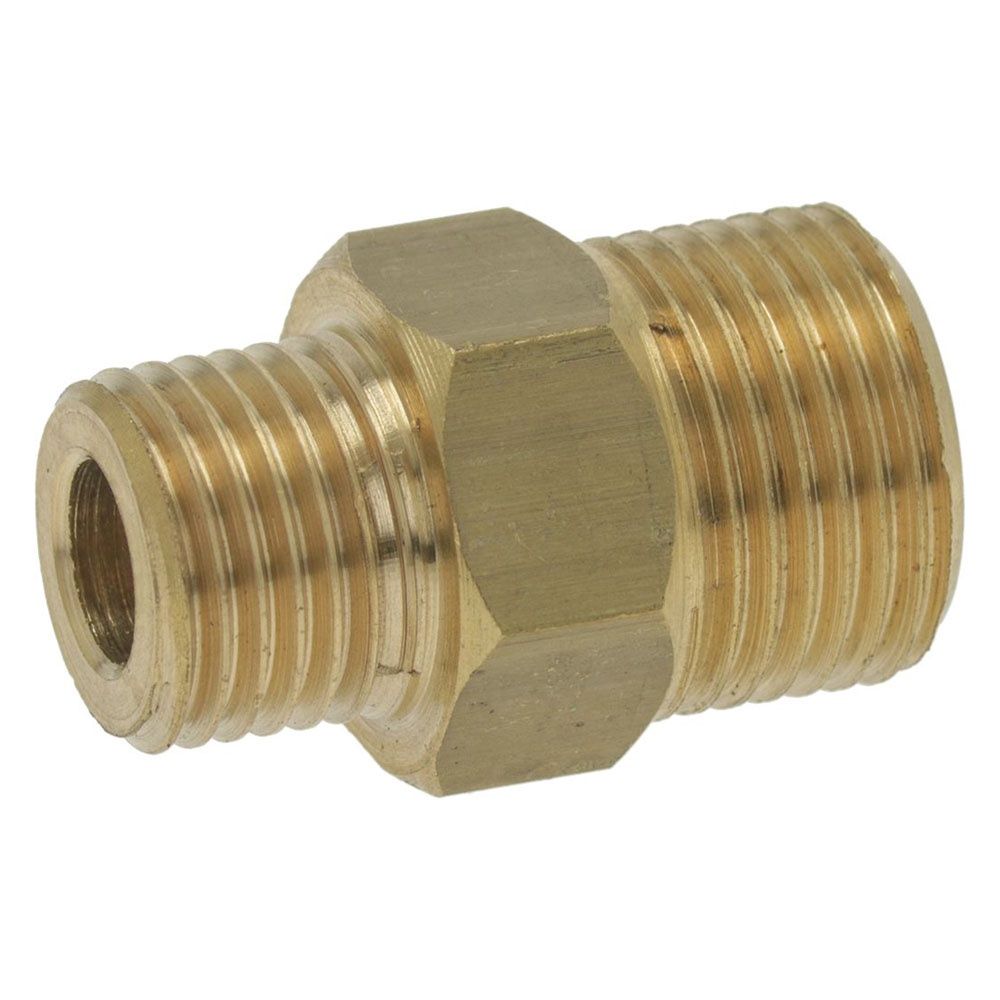 GNB - Fitting 1/4M BSP - 3/8M BSP Brass