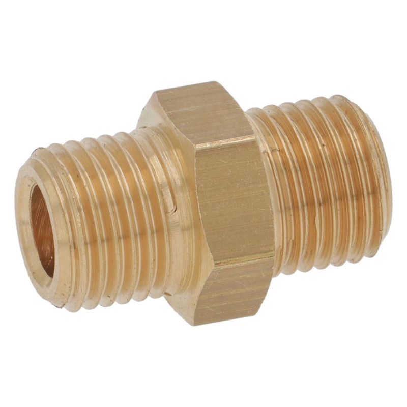 GNB - Fitting 1/4M BSP - 1/4M BSP Brass