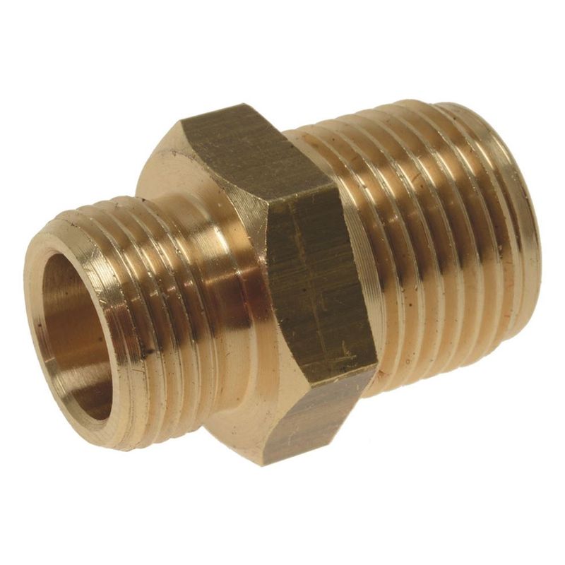 GNB - Fitting 9/16M NPT - 3/8 M BSP Brass