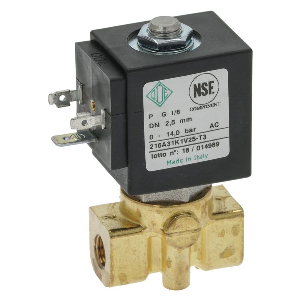 ODE - Solenoid Valve 2-Way 1/8 Inch 230 V
