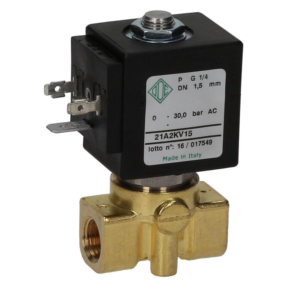 ODE - Solenoid Valve 2-Way 1/4 Inch 230 V