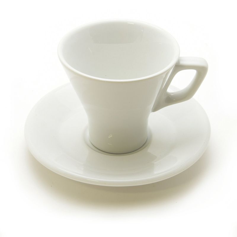 ACF Vintage Cappuccino Cup And Saucer White