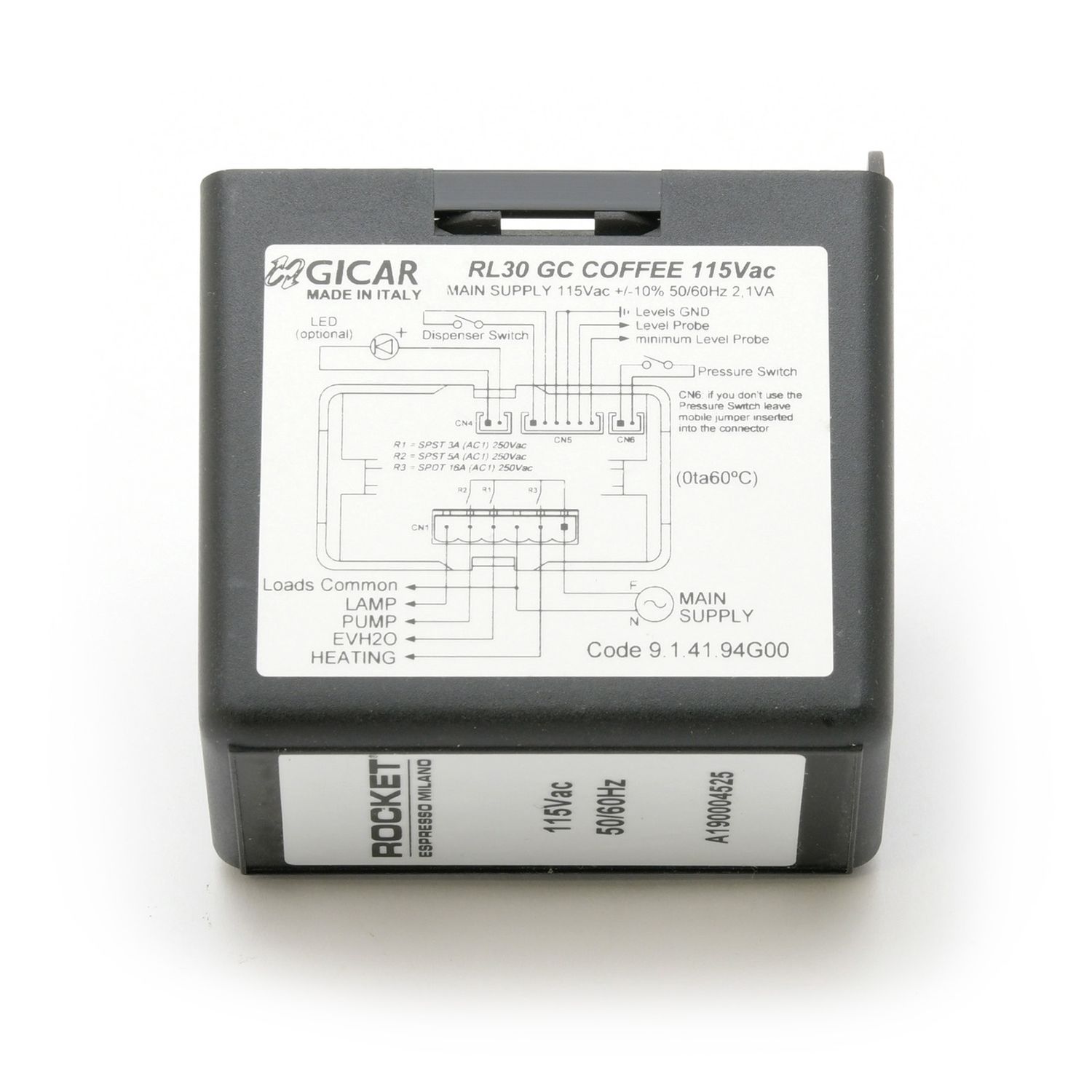 Rocket - Control Box 115V (No PID) A190004525