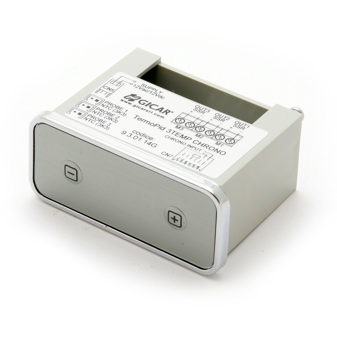ECM - P6042 Thermo PID 3 Stainless Steel Design 110 V