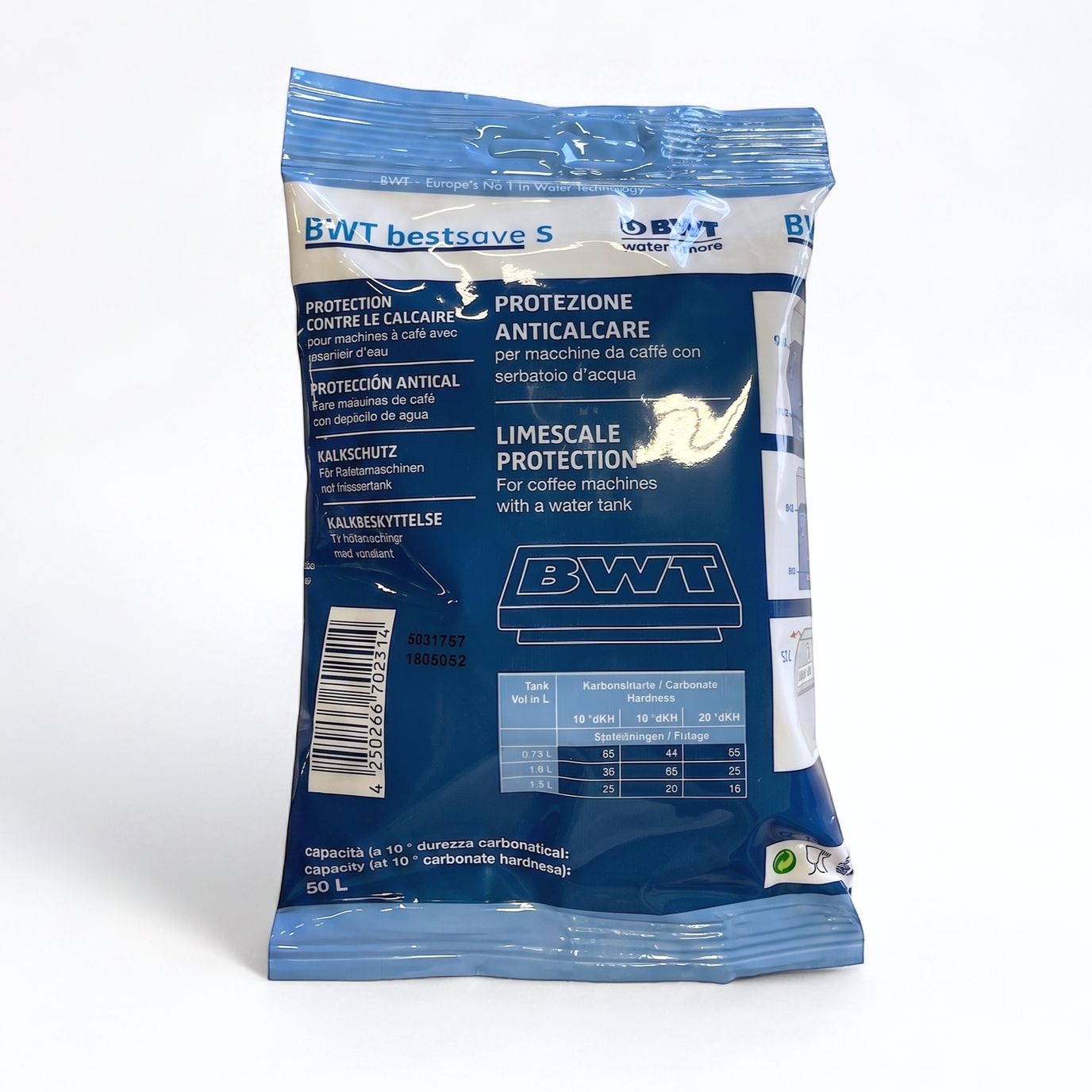 BWT BestSave S Tank Water Softener