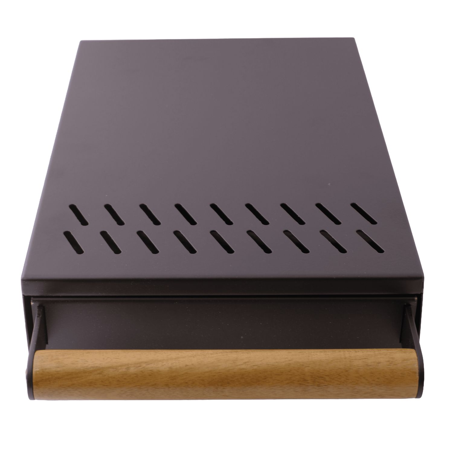 Avid Espresso Knock Box Drawer with Wood Handle (Black)