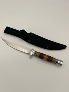 WOOD HANDLE FILET KNIFE