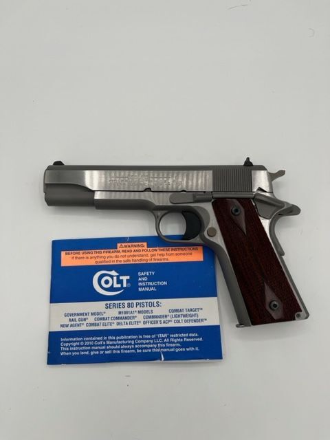 Colt Government Model 01092 5 in Barrel 9MM Stainless