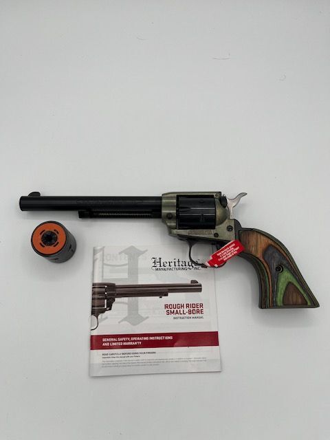 Heritage RR22MCH6 6 rds .22 6.5 in Barre