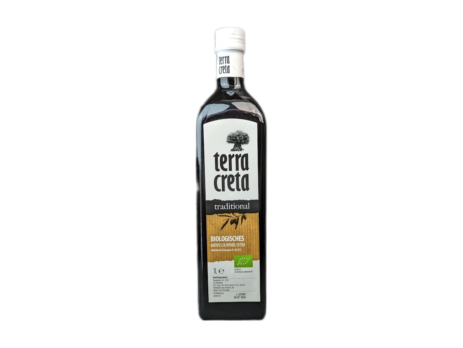 Terra Creta - Extra natives Olivenöl traditional Bio 1 l