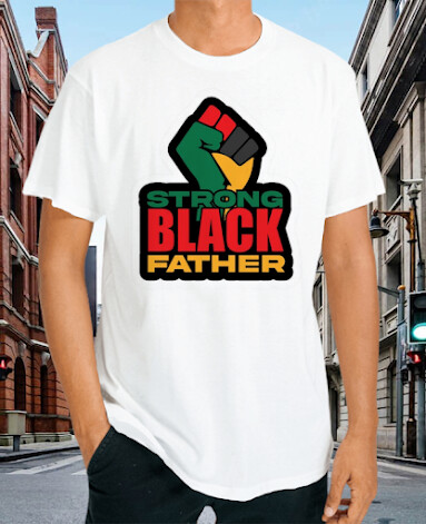 Black father t-shirt )