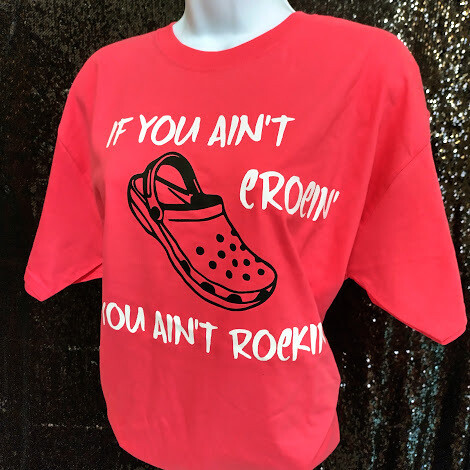 Pink Corken t-shirt.