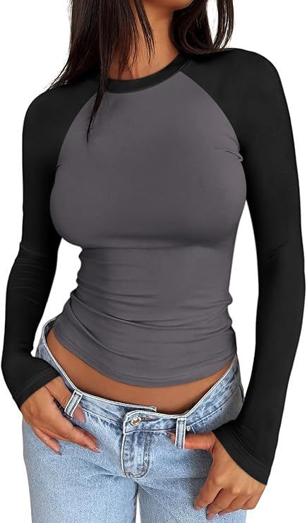 Women's Long Sleeve Slim Shirts Fit Stretchy tap the link in the Description