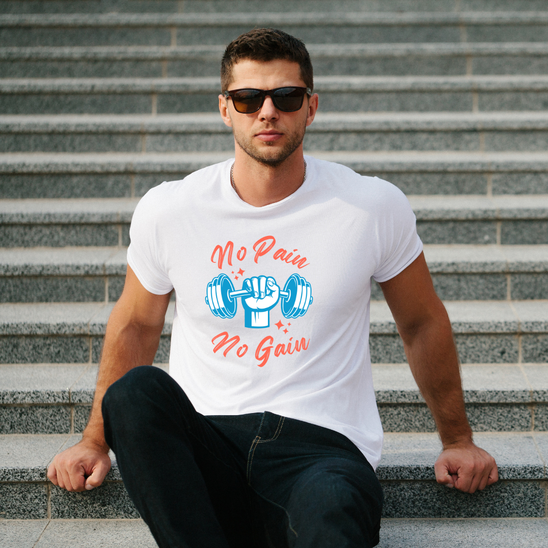 no pain no gain T-shirt