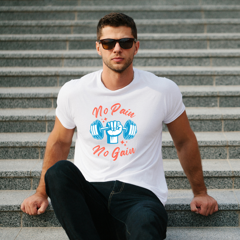 no pain no gain T-shirt