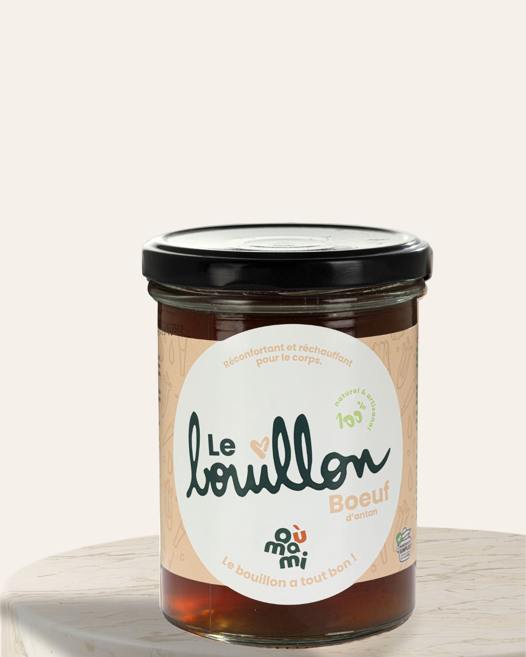 Bouillon d'os BOEUF D'ANTAN bio - Oùmami - 370ml