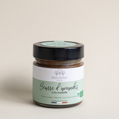 Beurre d'amande à la noisette bio - 200 g