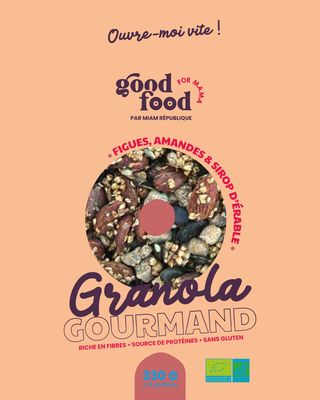 Granola au Figues, Amandes &amp; Sirop d'Erable - 330g