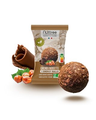 Energy Balls - Cacao Noisettes - Lot de 2 sachets