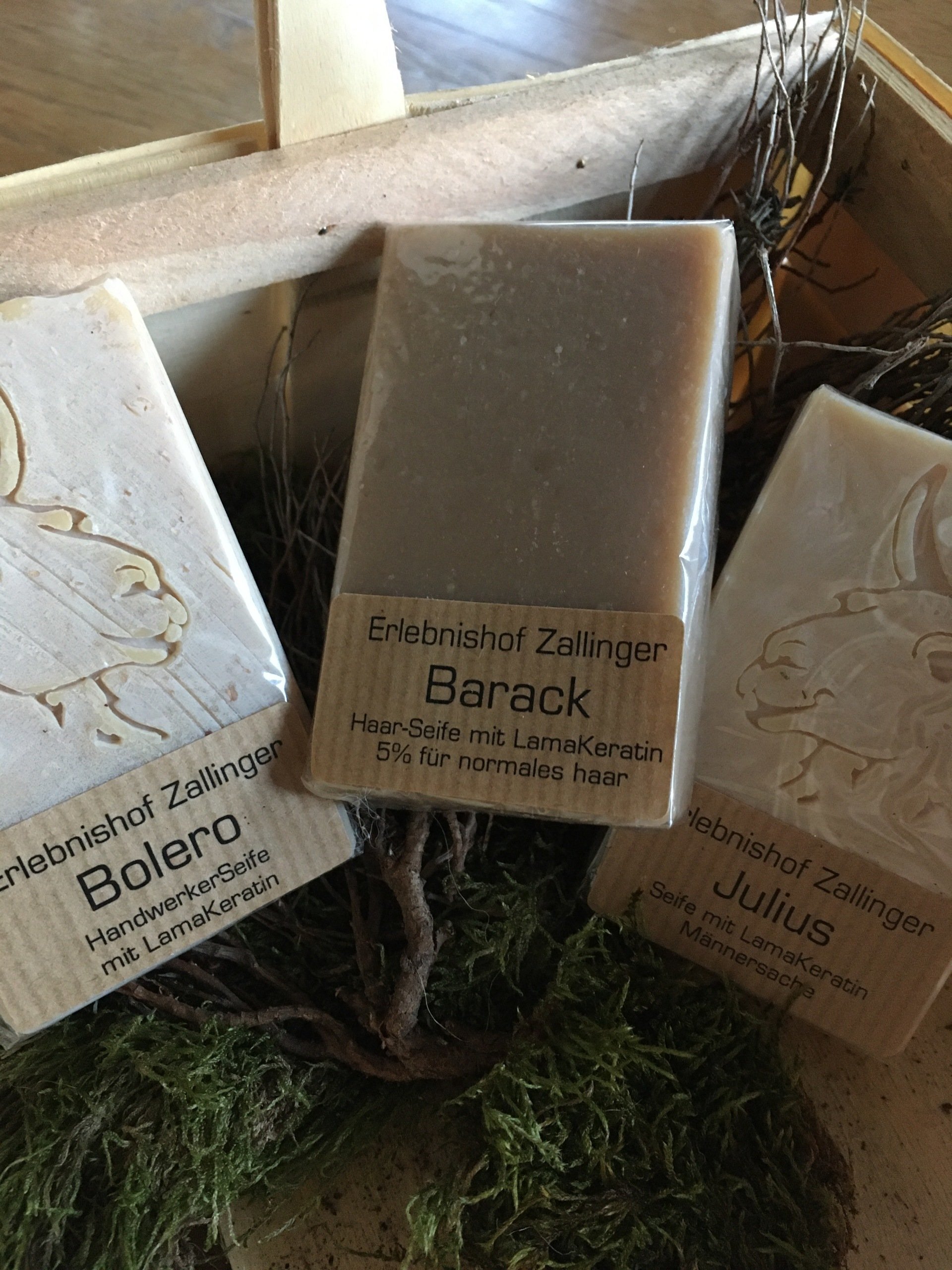 Seife mit Lama-Keratin