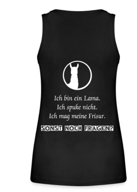 Frauen Tank Top als lebendes Auskunfsplakat Frauen Tank Top als lebendes Auskunfsplakat