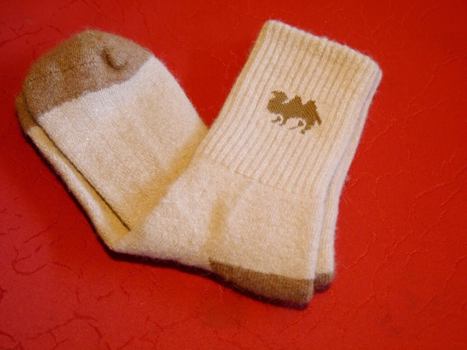 Socken aus Kamelwolle