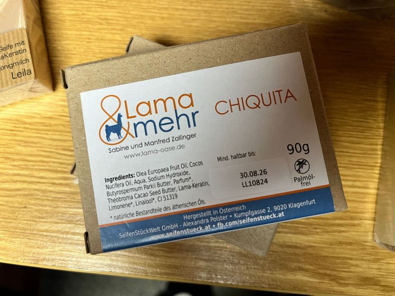 Seife der Jüngsten mit Lama-Keratin