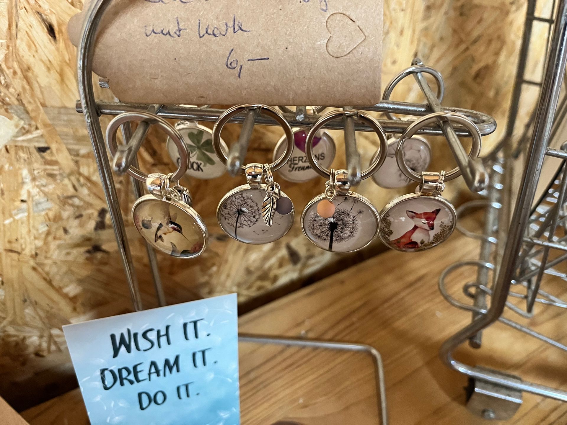 Schlüsselanhänger mit Karte