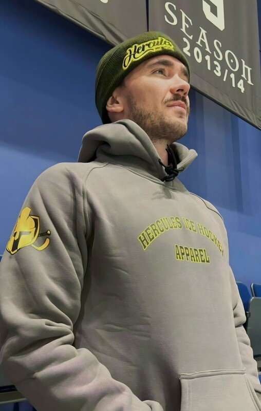 Hercules Varsity Hoodie Stone Grey