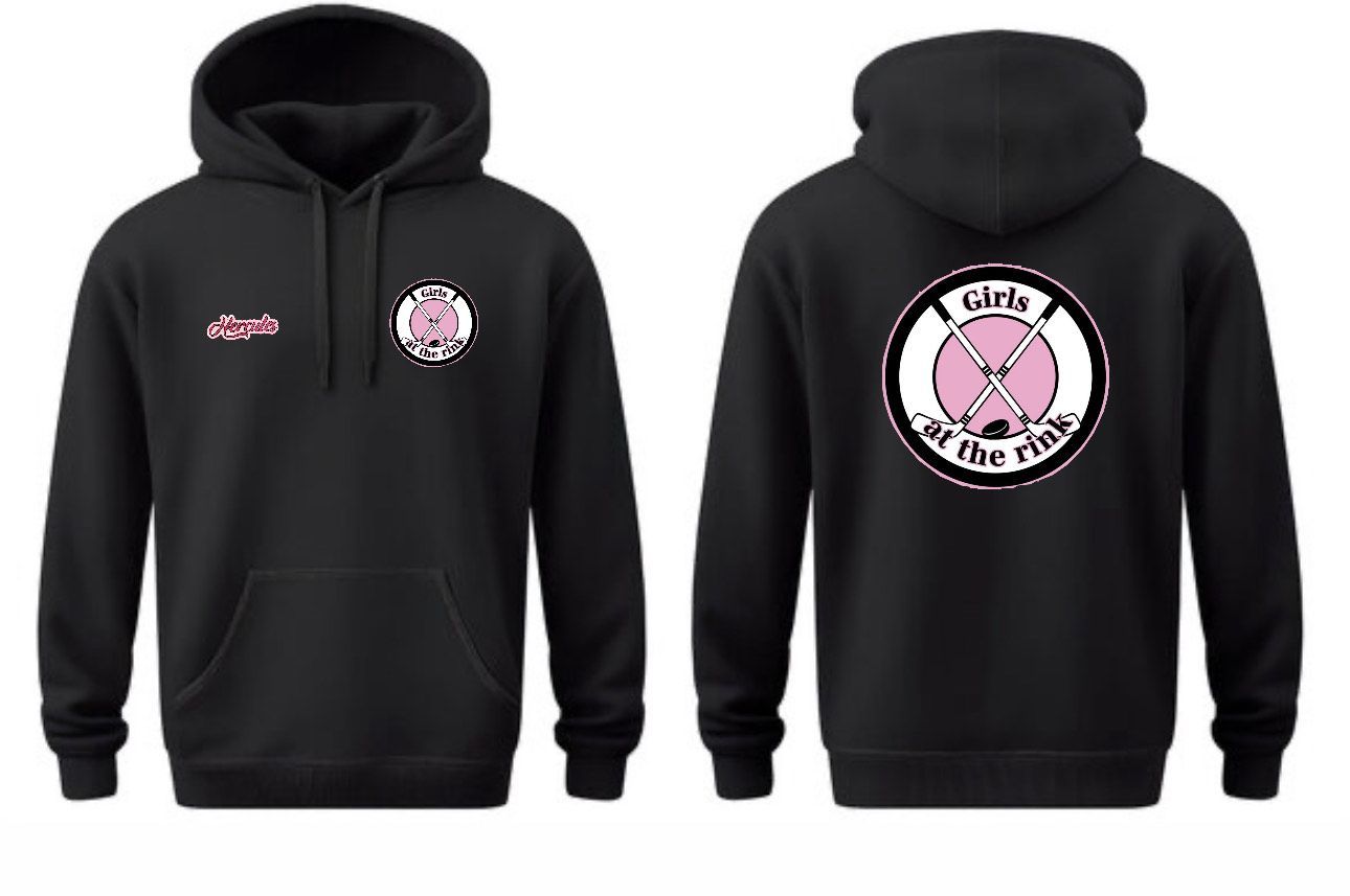 HERCULES X GIRLS AT THE RINK CIRCLE LOGO HOODIE