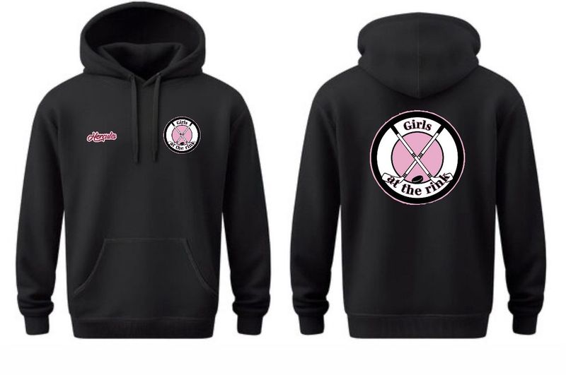 HERCULES X GIRLS AT THE RINK CIRCLE LOGO HOODIE