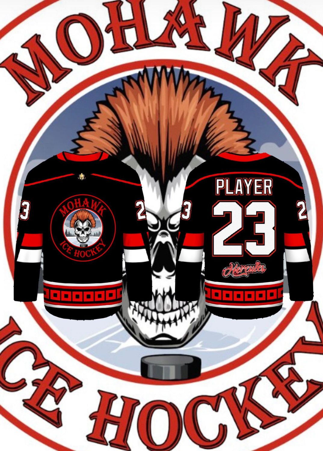 NEW Hercules X Mohawk Hockey Jersey