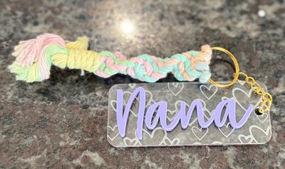 Personalised Keyring