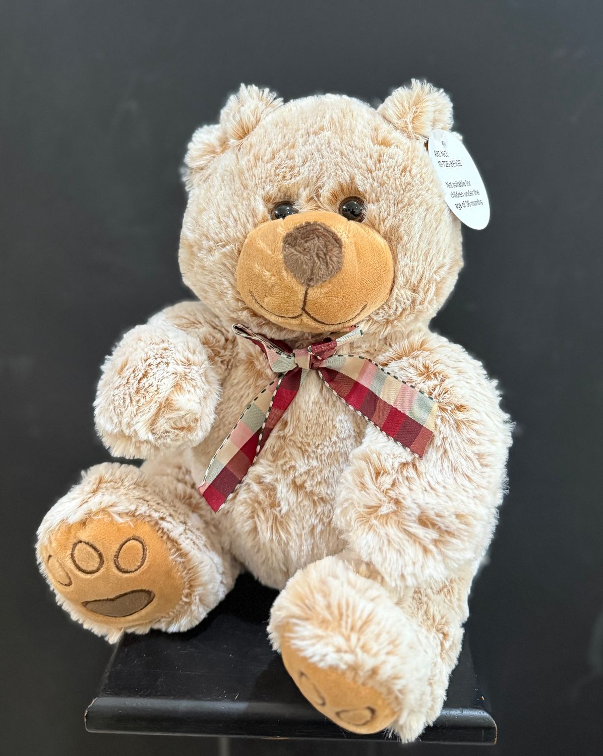 Bear w/ Tartan Ribbon