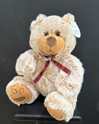 Bear w/ Tartan Ribbon