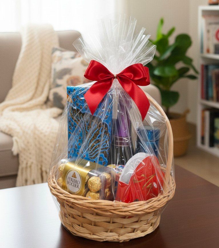 Deluxe Celebration Gift Hamper | Premium Chocolates, Sparkling Wine &amp;amp; Unique Gifts