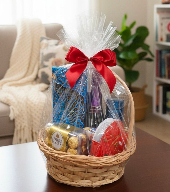 Deluxe Celebration Gift Hamper | Premium Chocolates, Sparkling Wine &amp;amp; Unique Gifts