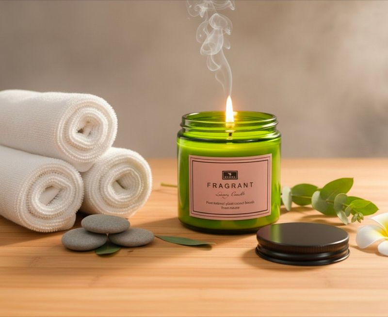 Fragrant Bliss Natural Plant Extract Scented Candle