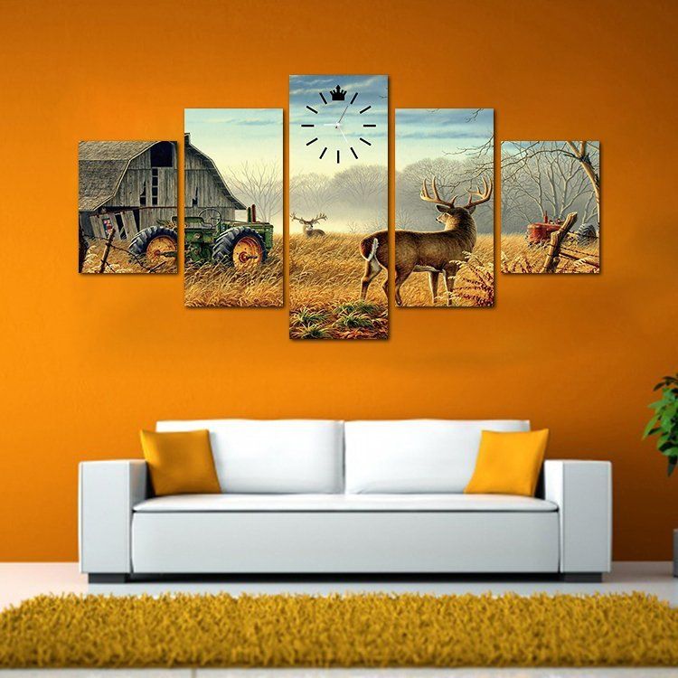 Rustic Wilderness 5 Panel Wall Art