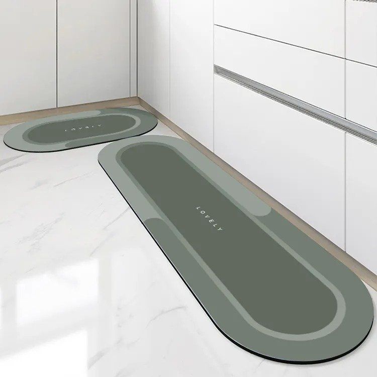 Round Edge Diatom Kitchen Mat