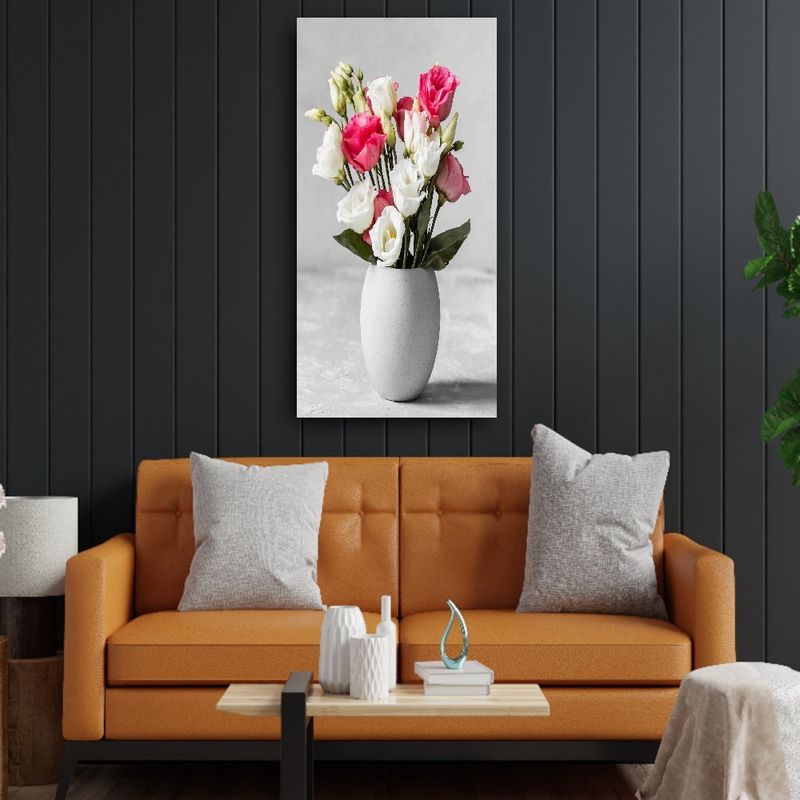 Flower Pot Single Frame Wall Art