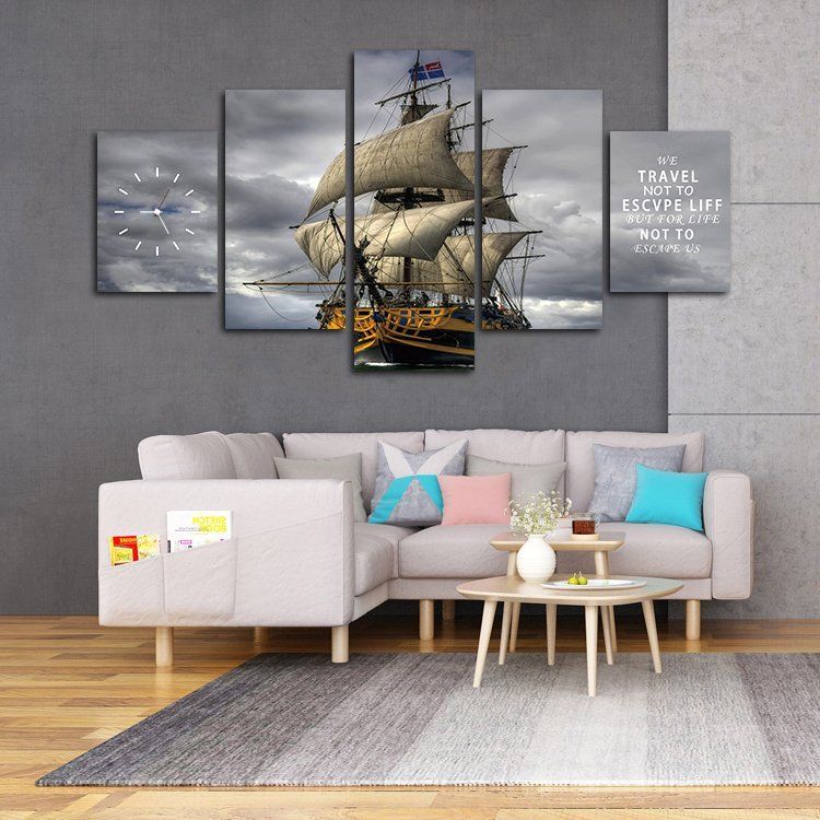 5 Panel Large Canvas Art