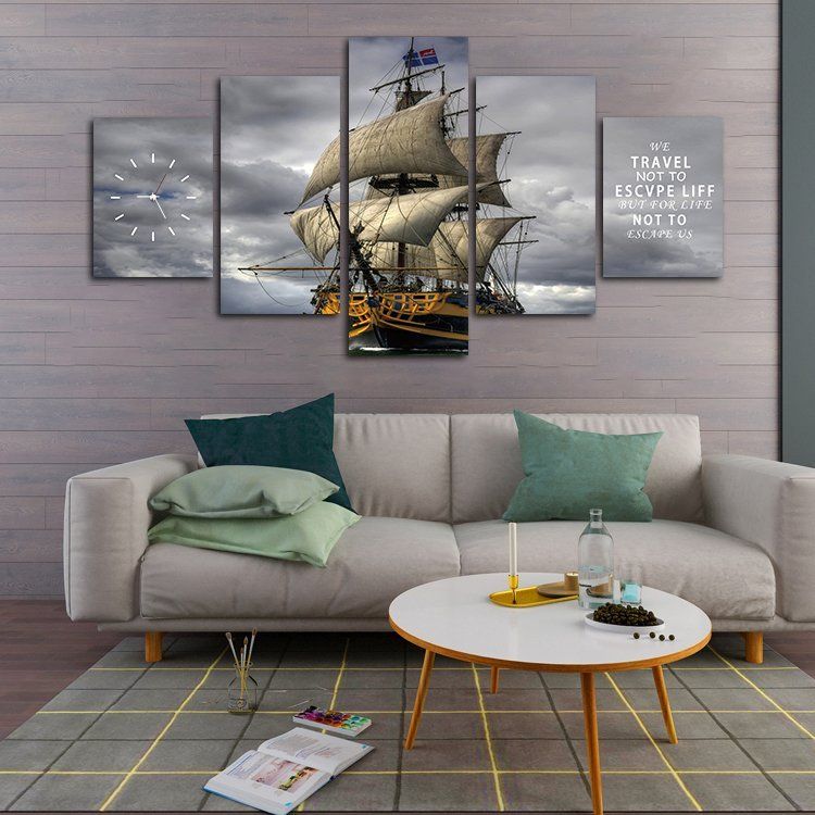 5 Panel Large Canvas Art